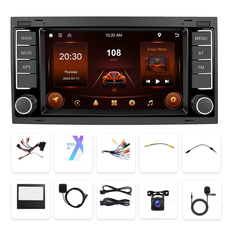 For Volkswagen Touareg 7-Inch Car WiFi Player Android 13 System Support CarPlay/Android Auto, 2+64G Standard Edition, 2+64G With AHD Camera and Mic, 4+64G Standard Edition, 4+64G With AHD Camera and Mic For Volkswagen Touareg 7-Inch Car WiFi Player Android 13 System Support CarPlay/Android Auto, 2+64G Standard Edition, 2+64G With AHD Camera and Mic, 4+64G Standard Edition, 4+64G With AHD Camera and Mic